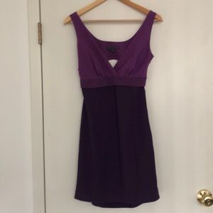 Armani exchange two toned purple dress size 6